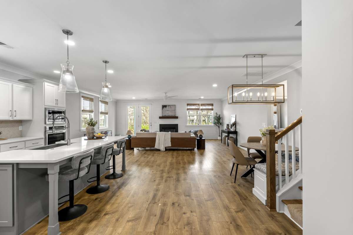 Great flow and open concept.