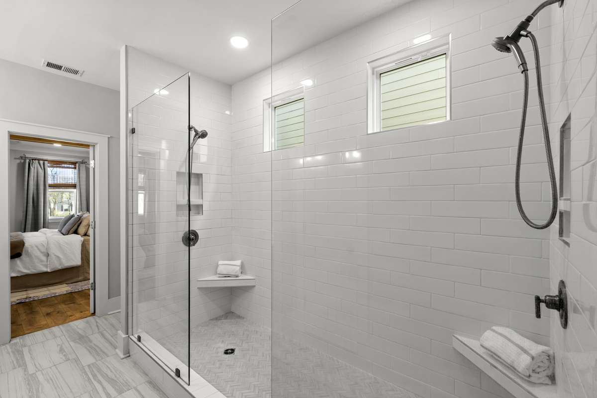 Two Person Spacious Shower.