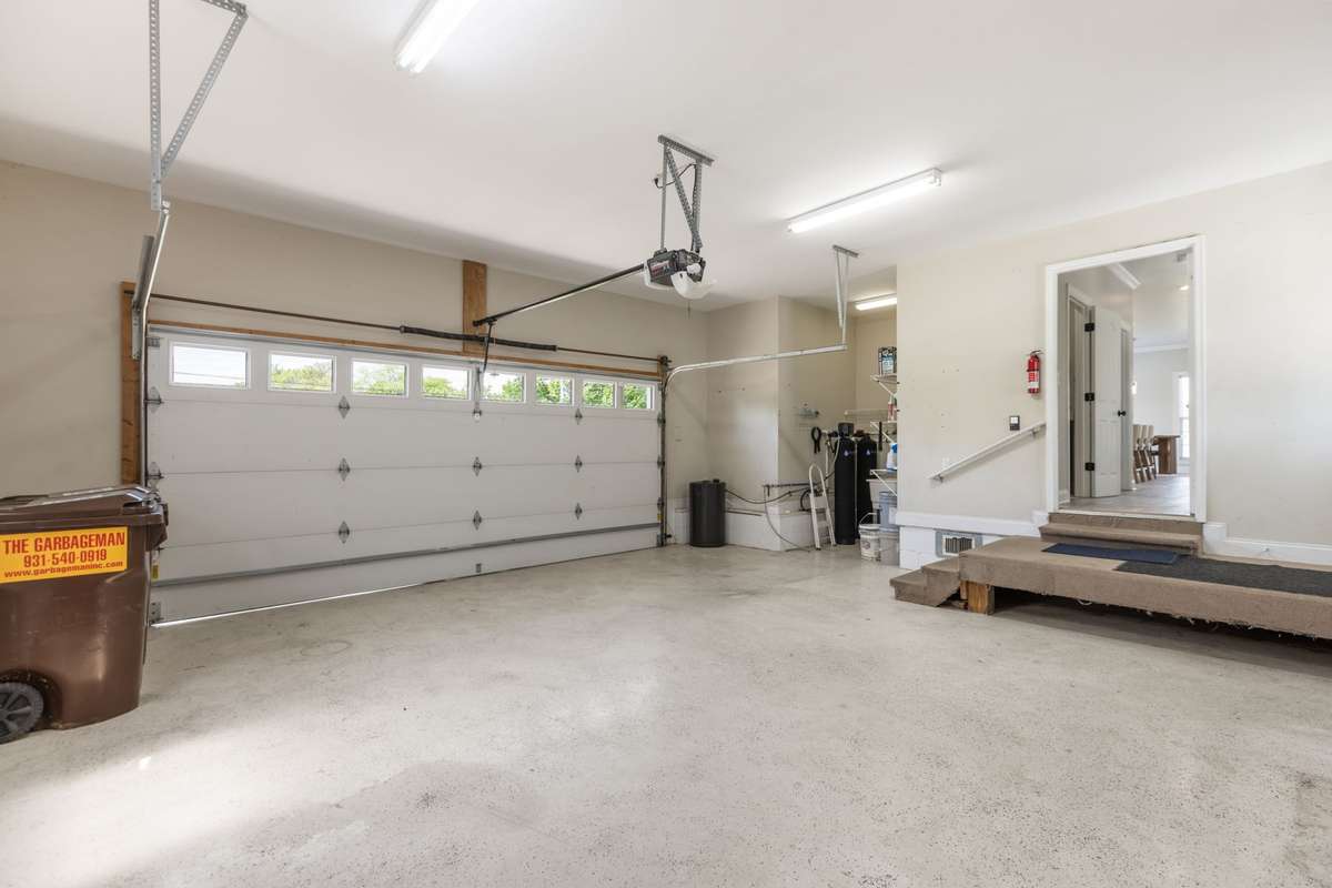 2 Car attached garage side entry