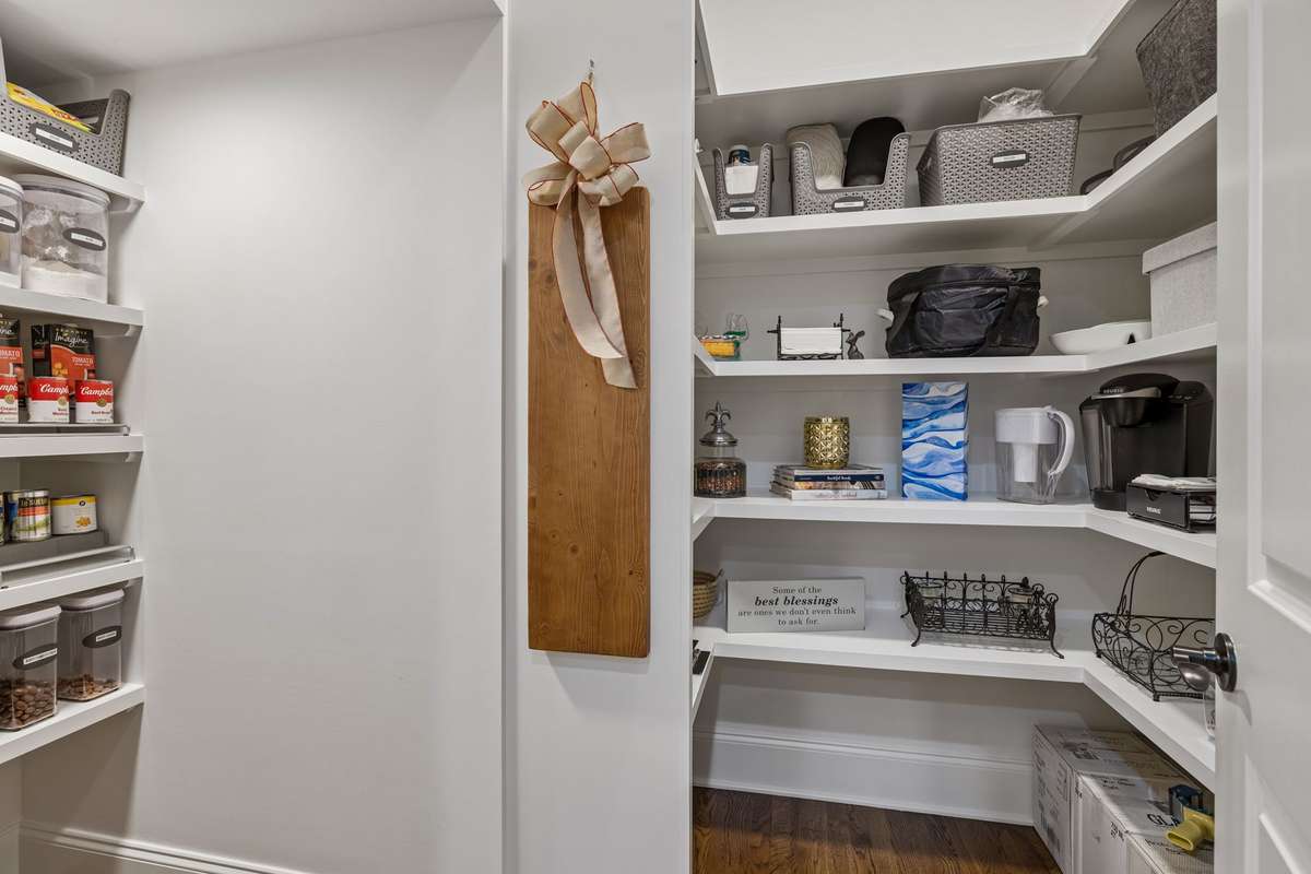 Large walk-in pantry
