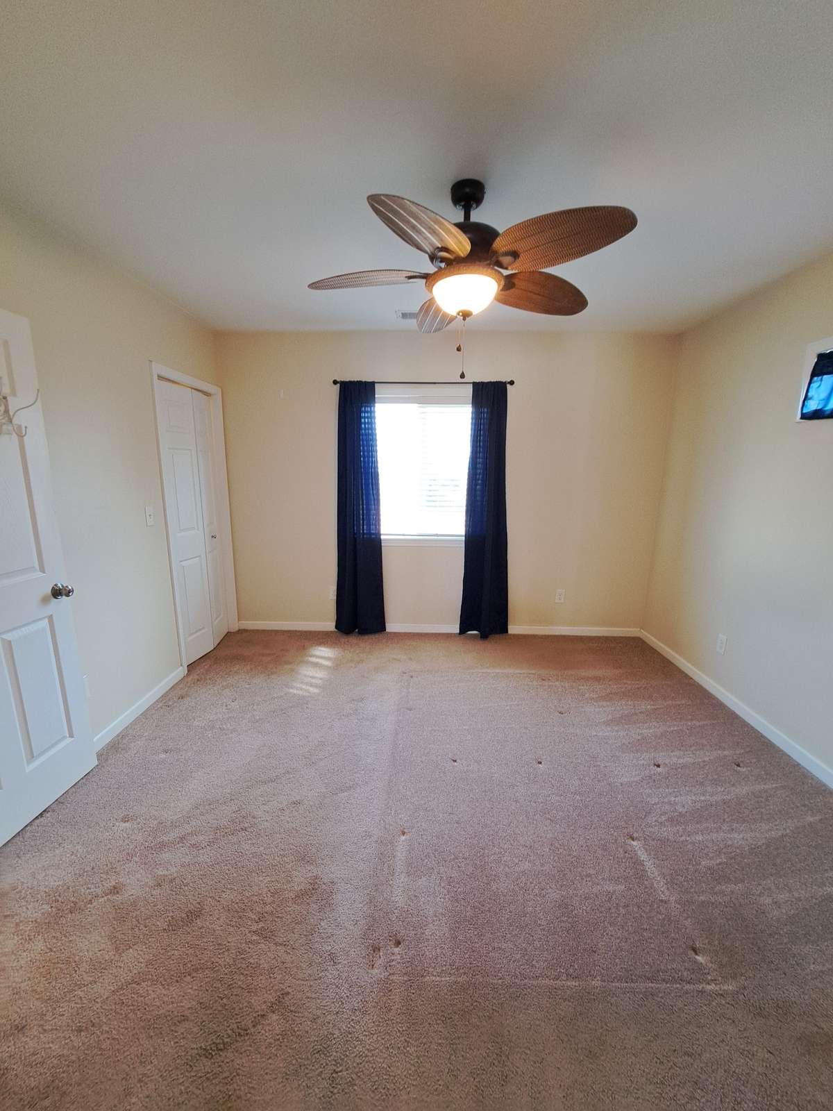 Bedroom with bath in apartment
