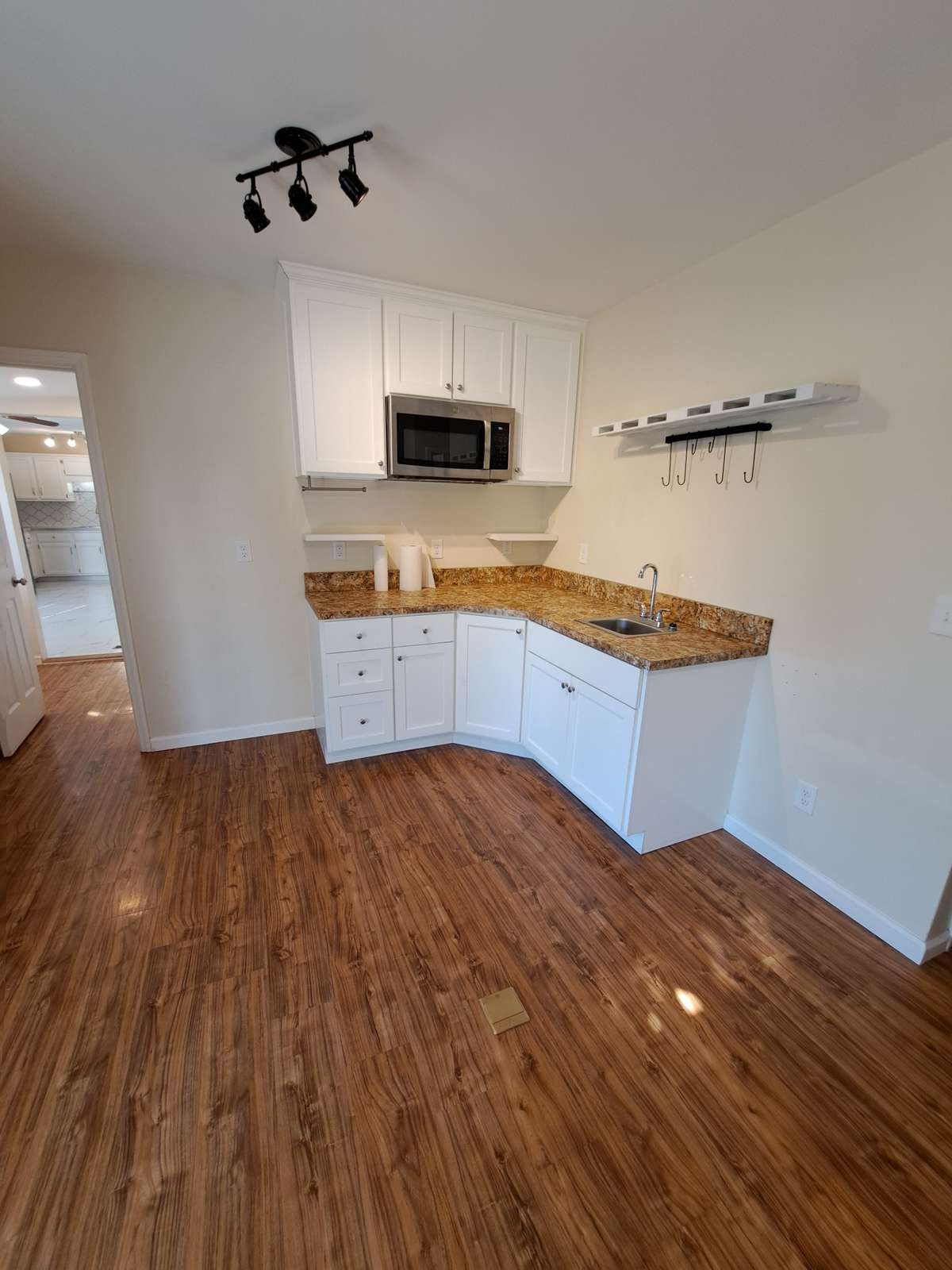 Sweet kitchenette! Bring a fridge!