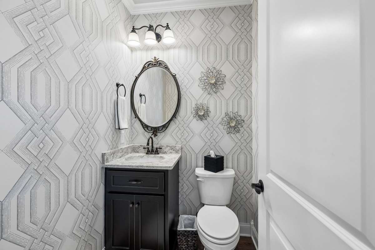 Powder room on the main level