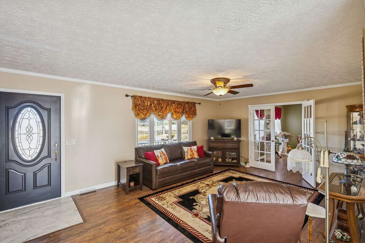 Another view of the spacious living area.