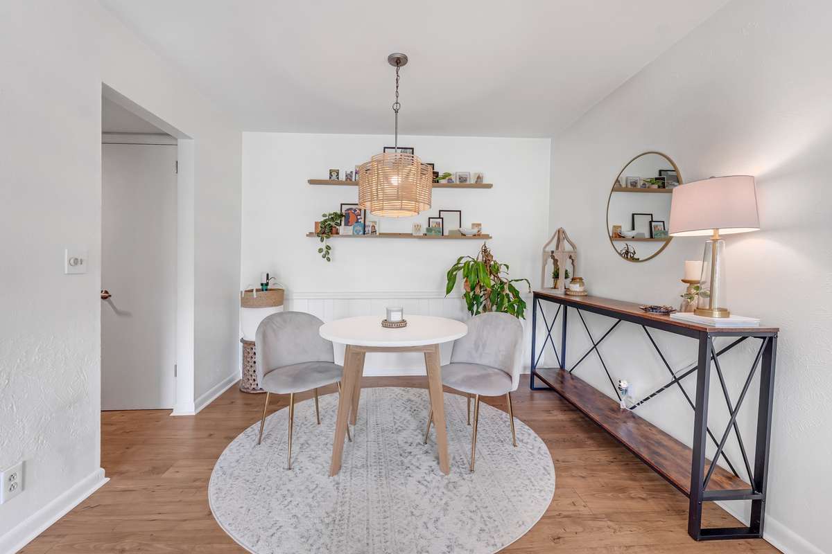 Dining space.