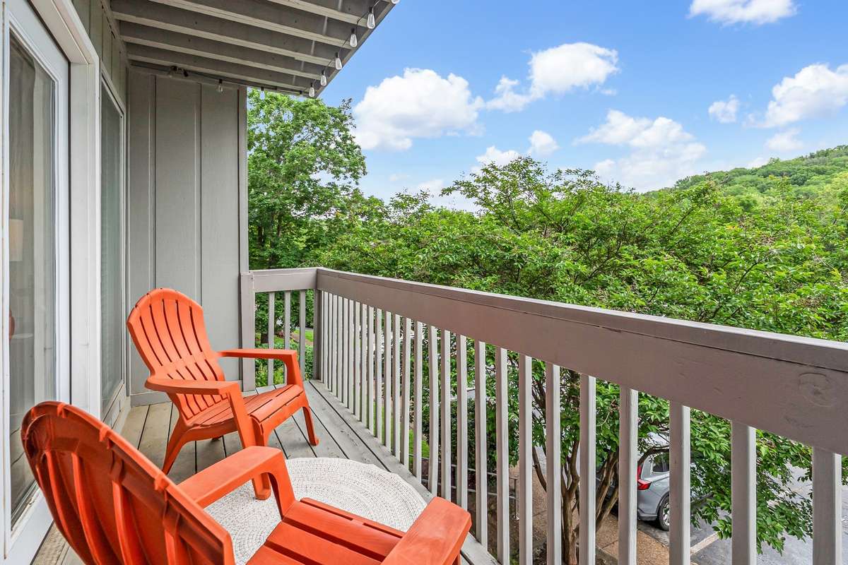 Balcony views for relaxing and sunshine.