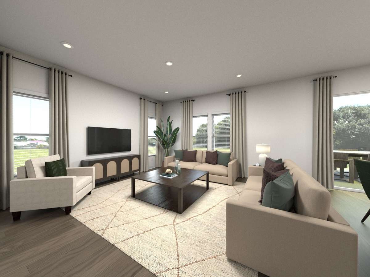 Photo is not of the actual home, but is an inspirational photo of builder’s model home and may depict options, furnishings, and/or decorator features that are not included