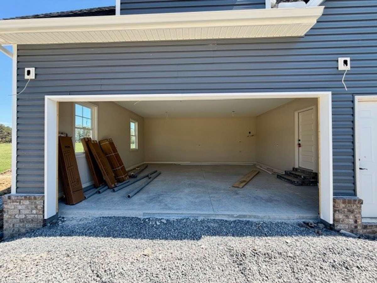 2 car side entry garage