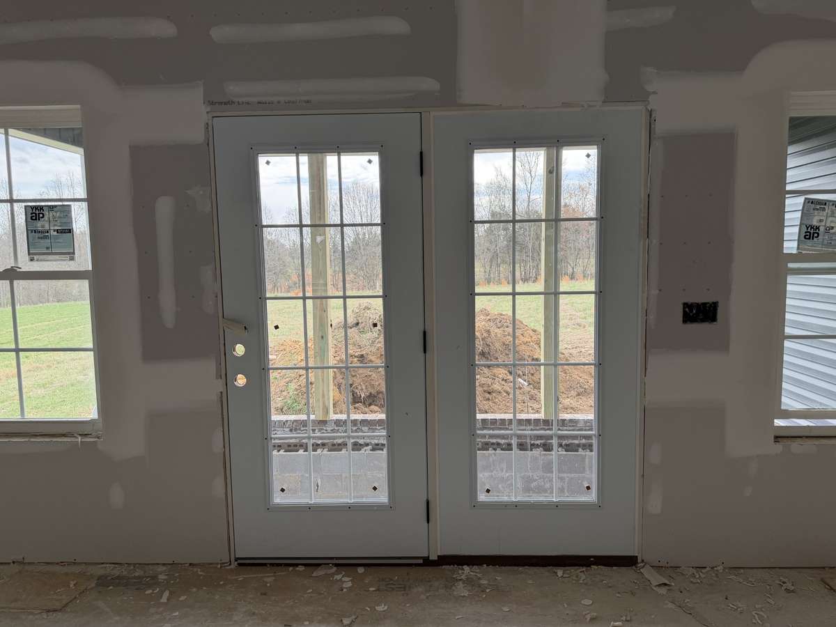 Patio Doors leading to covered back porch