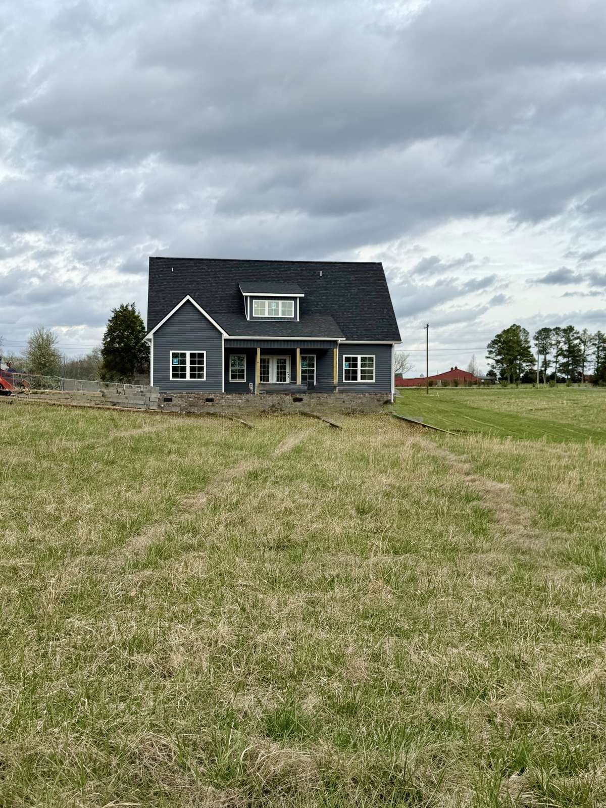 Back view of home