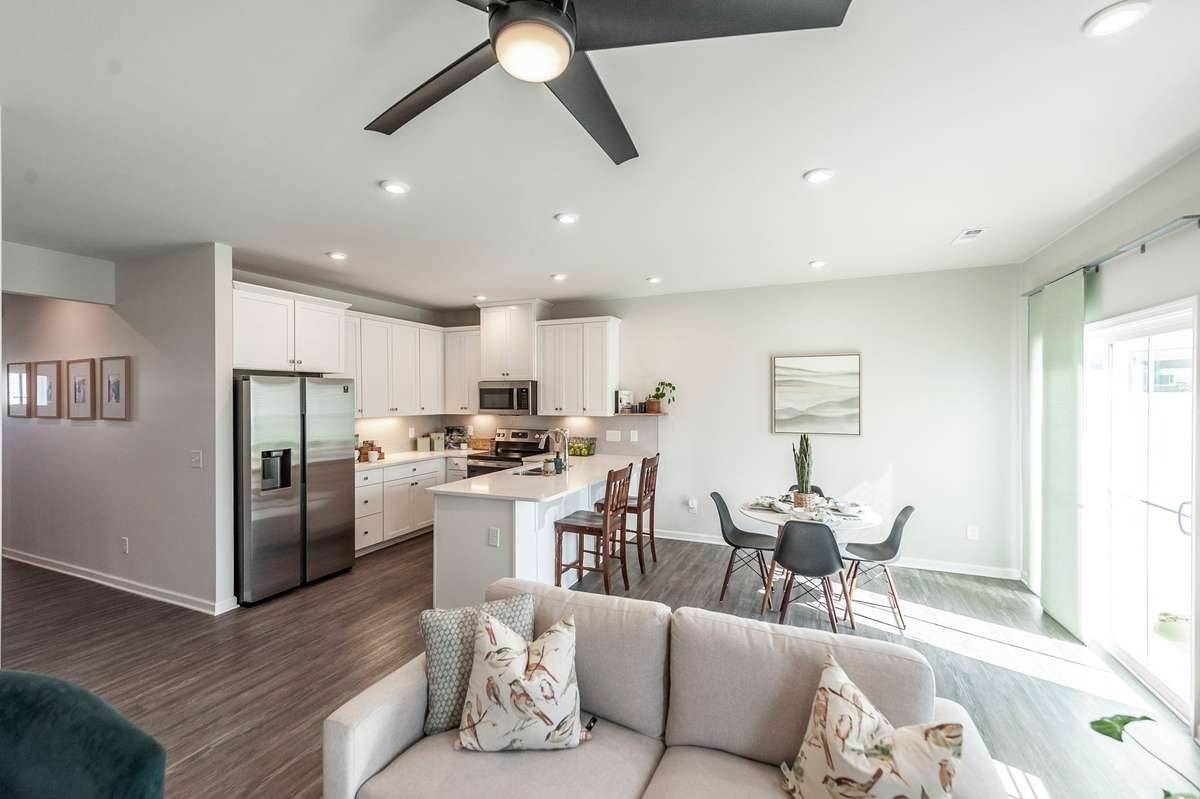 Seamlessly connected to the kitchen and living area, this dining space offers both convenience and a great flow for gathering with family and friends.