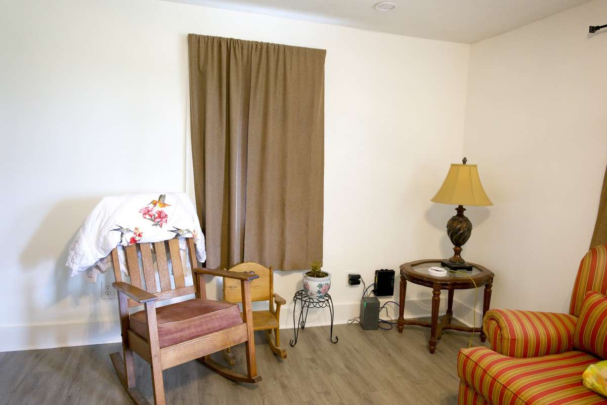 Living room facing side wall