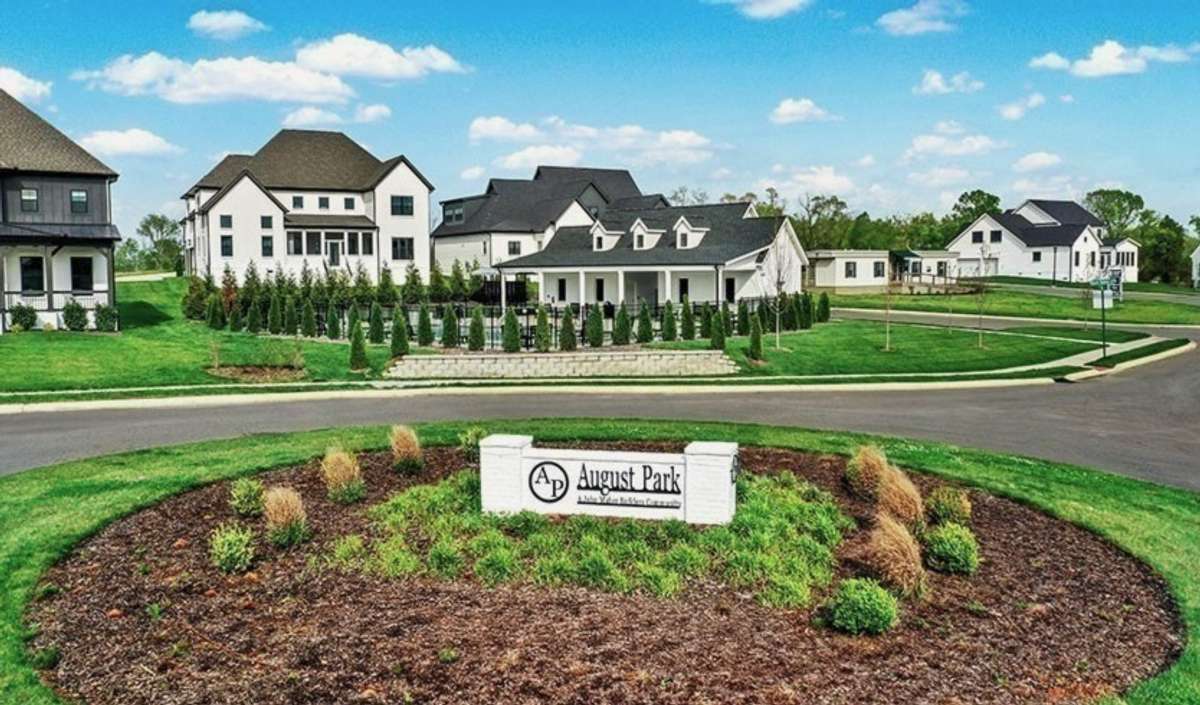 Amenities at August Park Include entry monument, pool with pool house, along with sidewalks throughout.