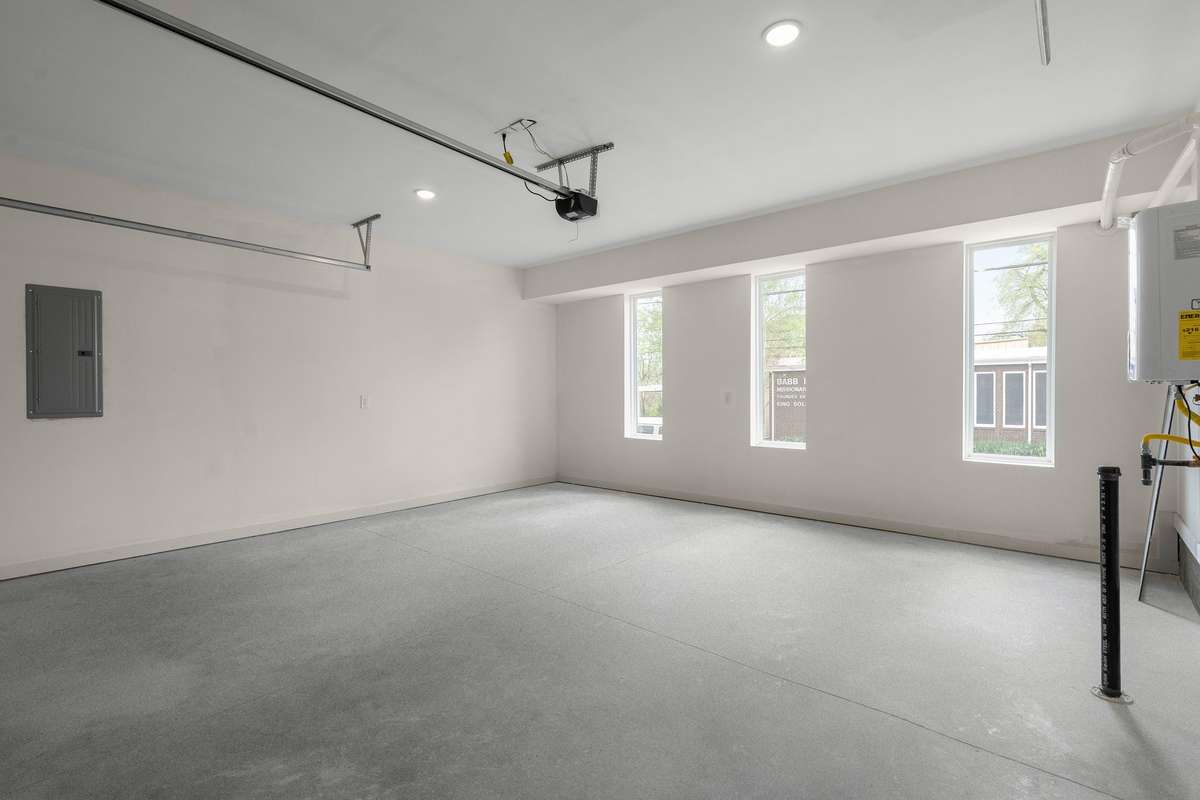 Large two car garage