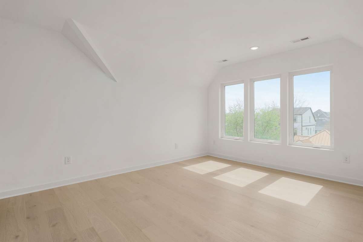 Secondary bedroom on the third floor