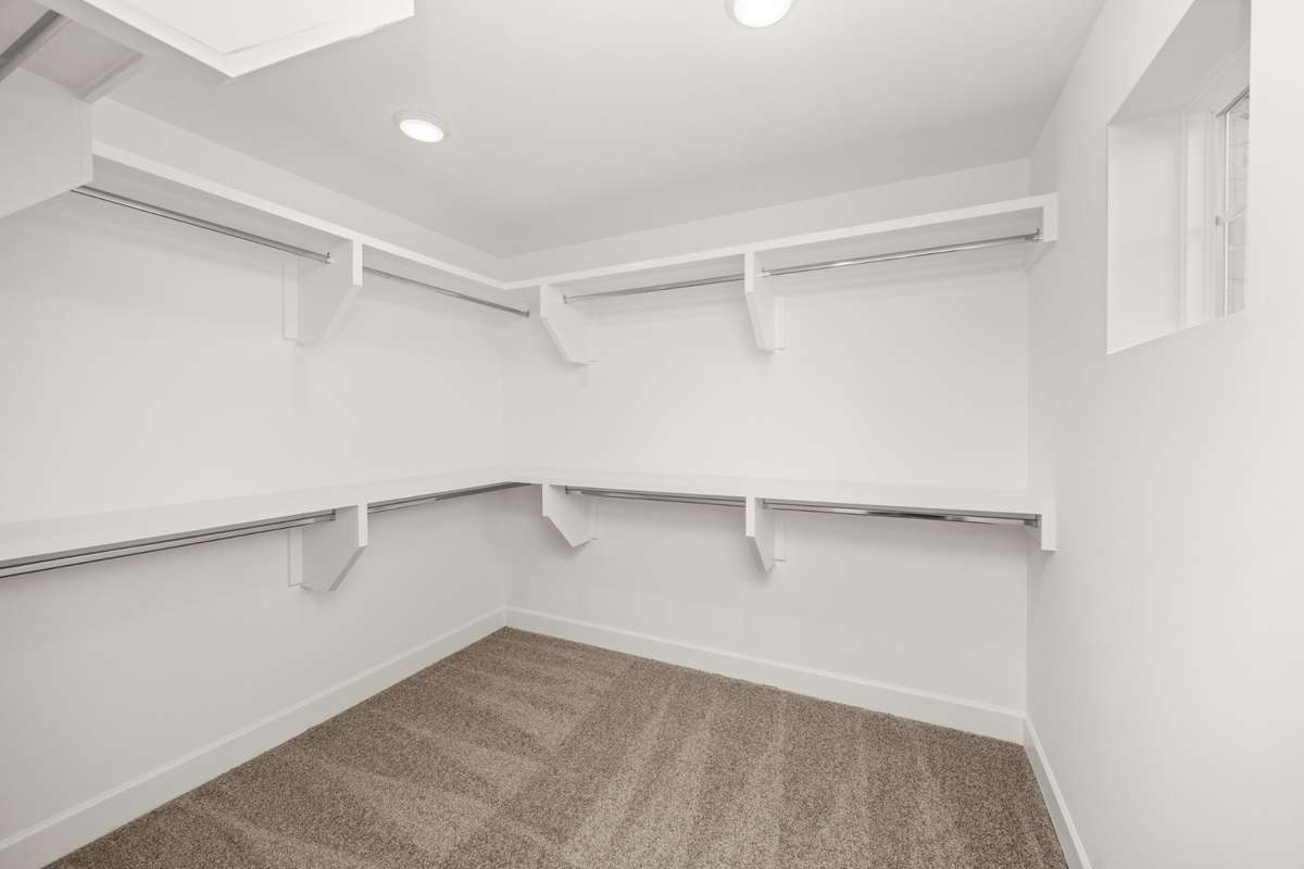 HUGE walk-in closet in the primary!