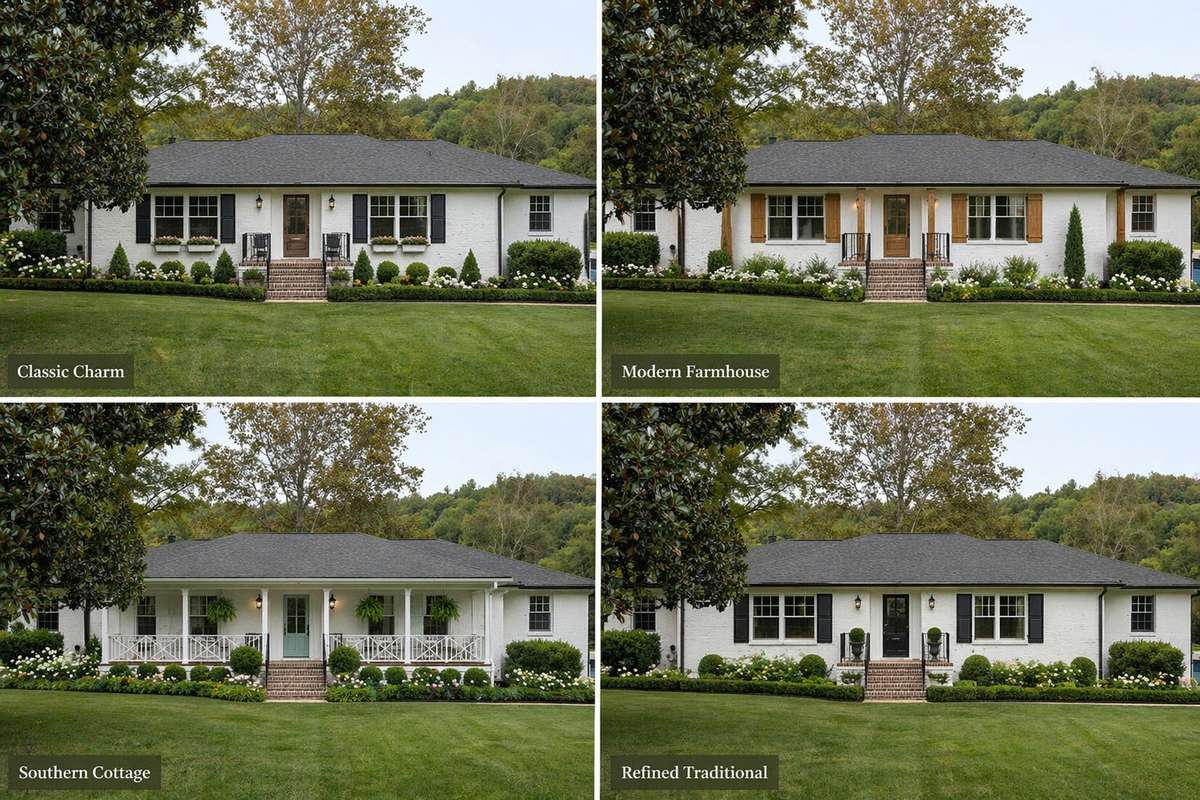 Conceptual AI rendering illustrating potential renovation. Finishes, design elements, and modifications are for inspiration only and subject to feasibility, approvals, and buyer verification.