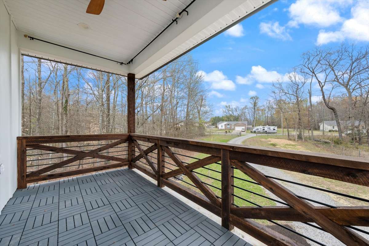 Master bedroom balcony