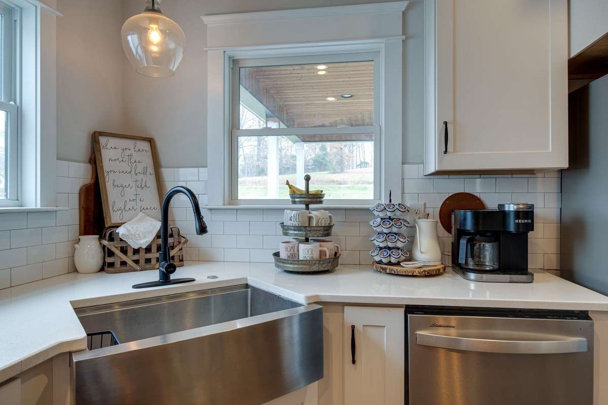 UPGRADED Stainless Steel Appliance Package
Stainless Steel Farm Sink too!!!