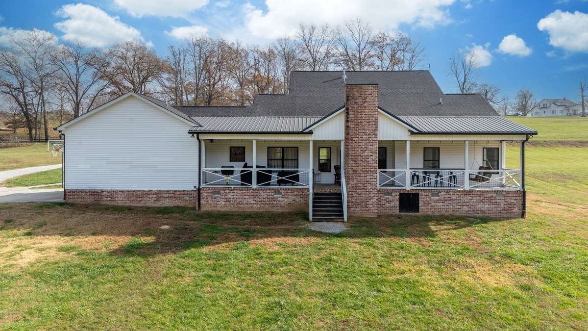 View of the Back of the Home is Equally as Stunning....
5.62 Acres+/-