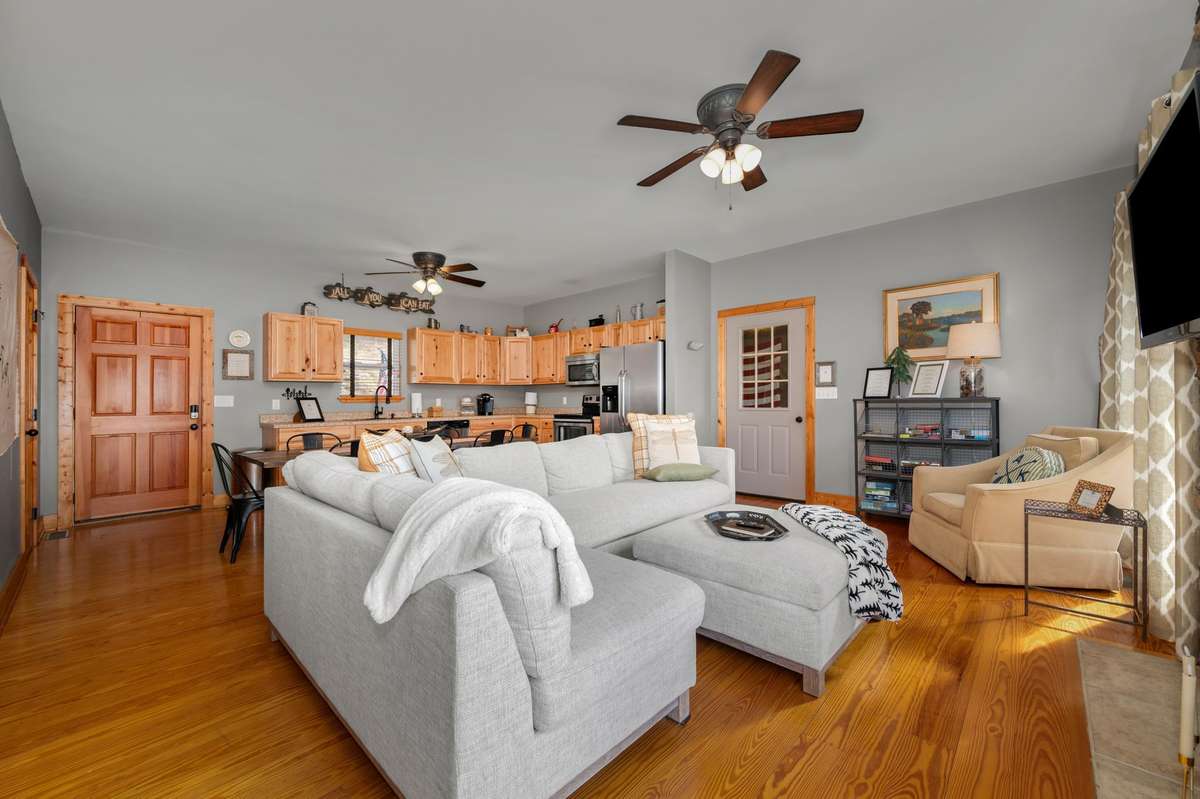 MAIN FLOOR DEN / KITCHEN VIEW