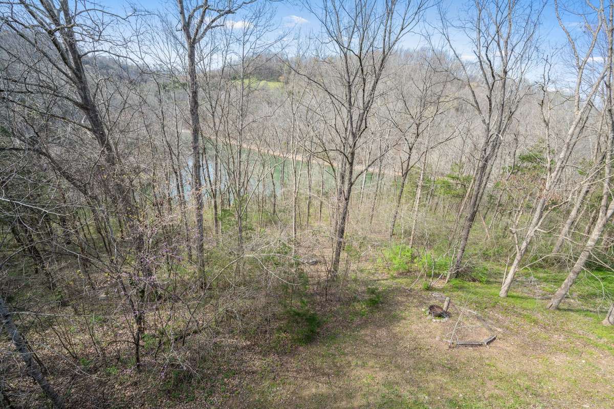 VIEW FROM DECK TOWARDS THE WATER