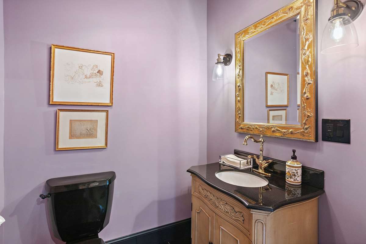 Half bath on first floor