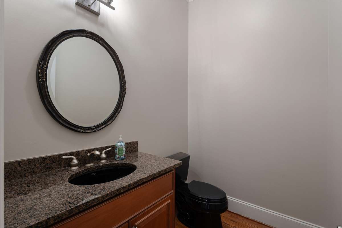 Half bath downstairs