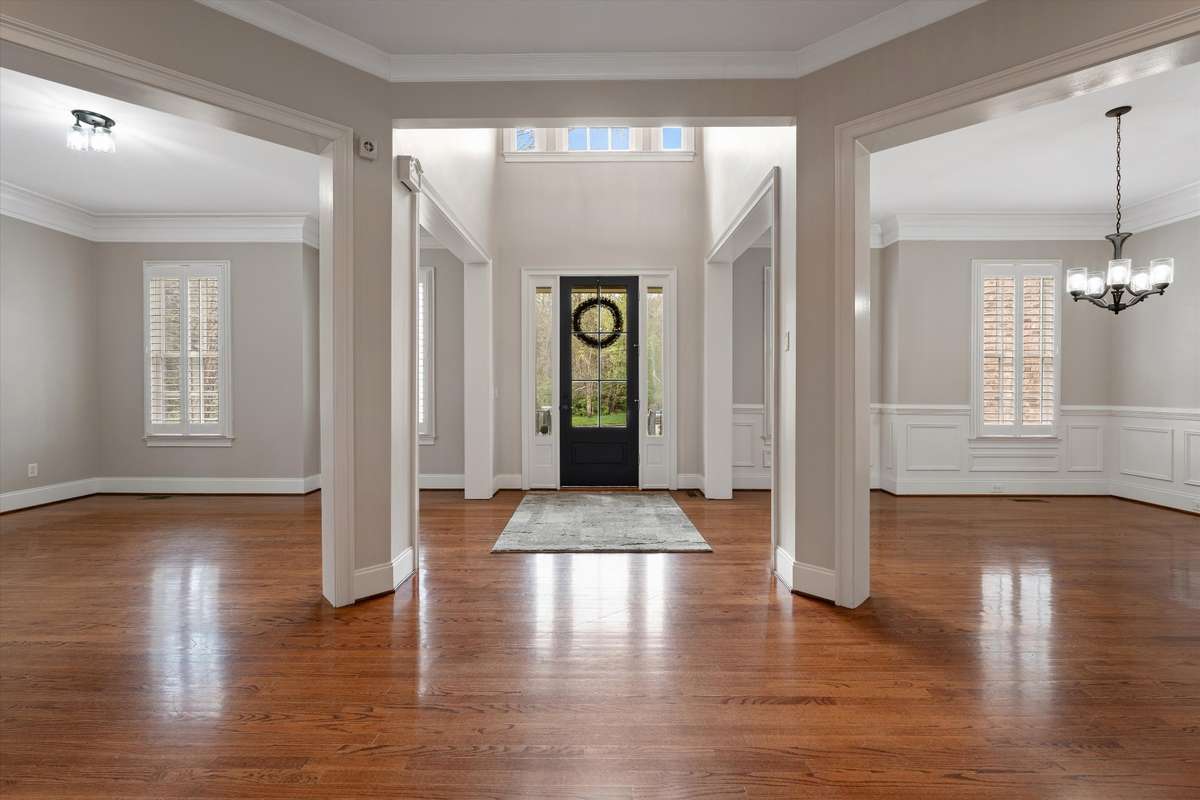 The owners recently added a new  front door