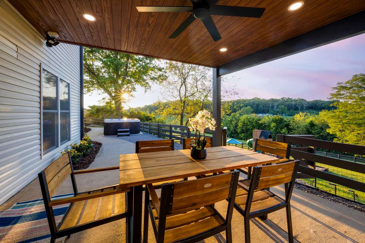 Every sunrise and sunset offers a front-row seat to breathtaking views across your sprawling property.
