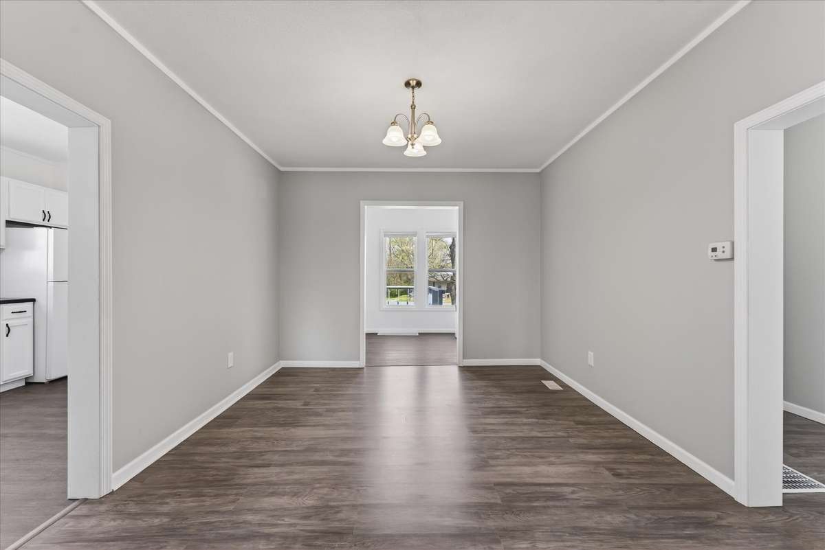 Dining room is the perfect center piece to the home.