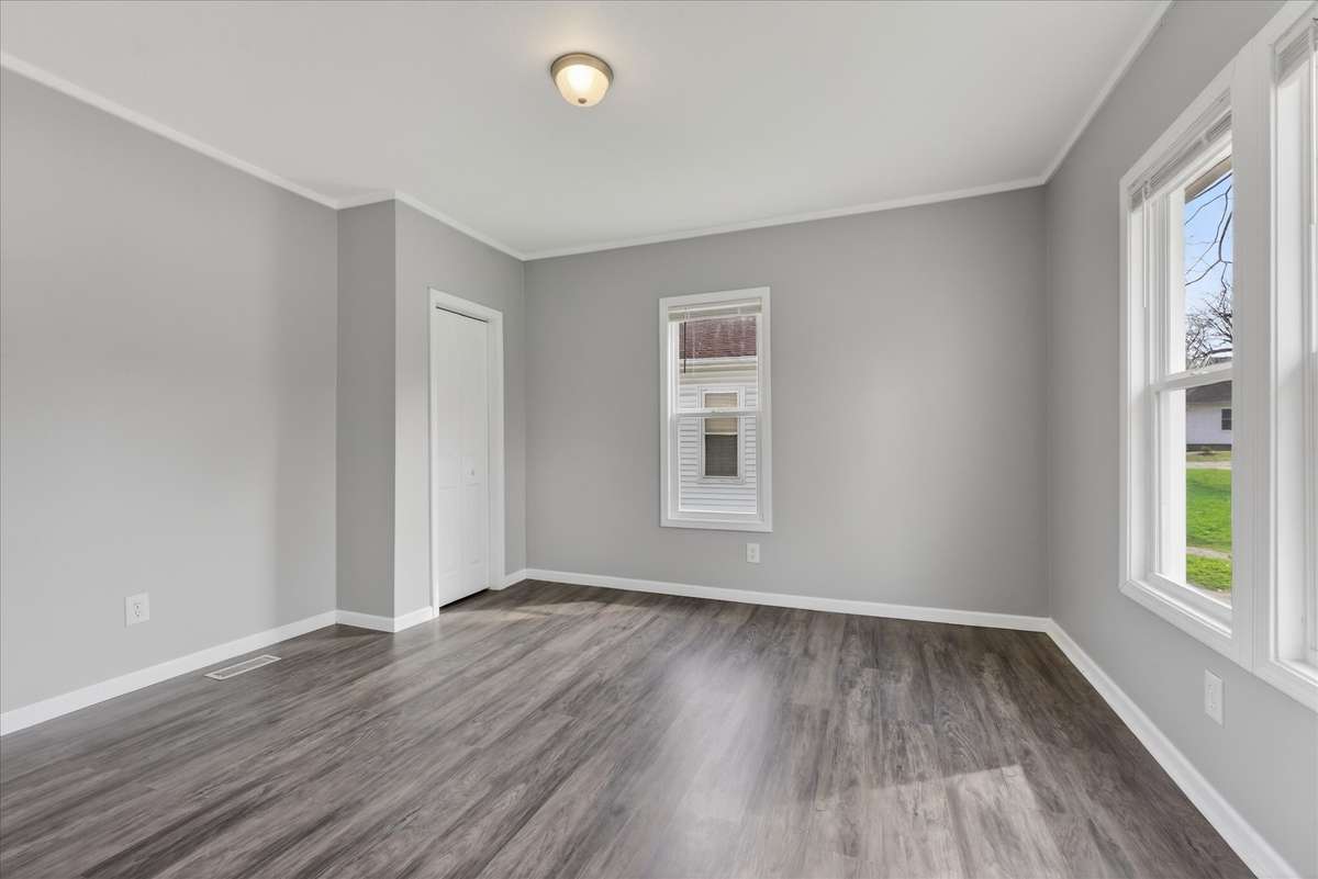 Second bedroom is tucked in the rear of the home for privacy!