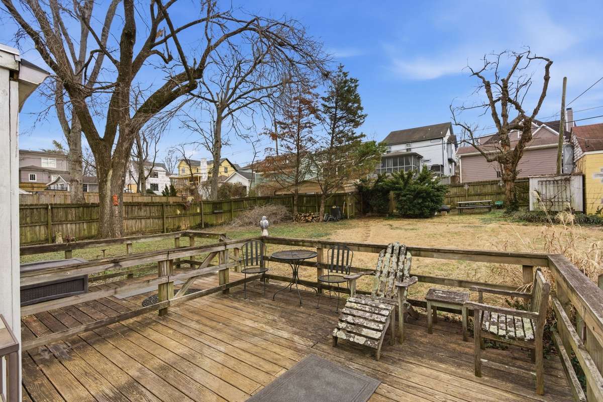 Multiple seating areas in the rear of the home invite you to enjoy the outdoors.