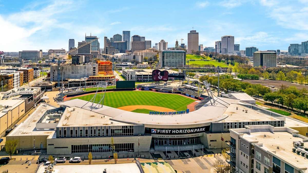 Home to AAA team, the Nashville Sounds, First Horizon Park is just blocks away for some classic, baseball fun