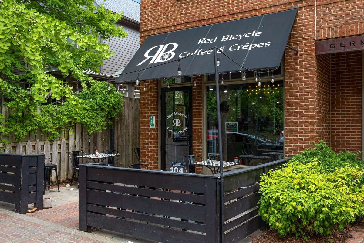 Whisk your mind to a Parisian cafe with coffee and crepes at Red Bicycle.