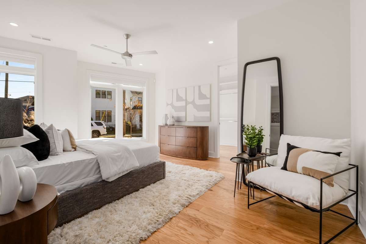 Designed to elevate your next chapter, the ground-floor bedroom is a spacious and peaceful sanctuary.