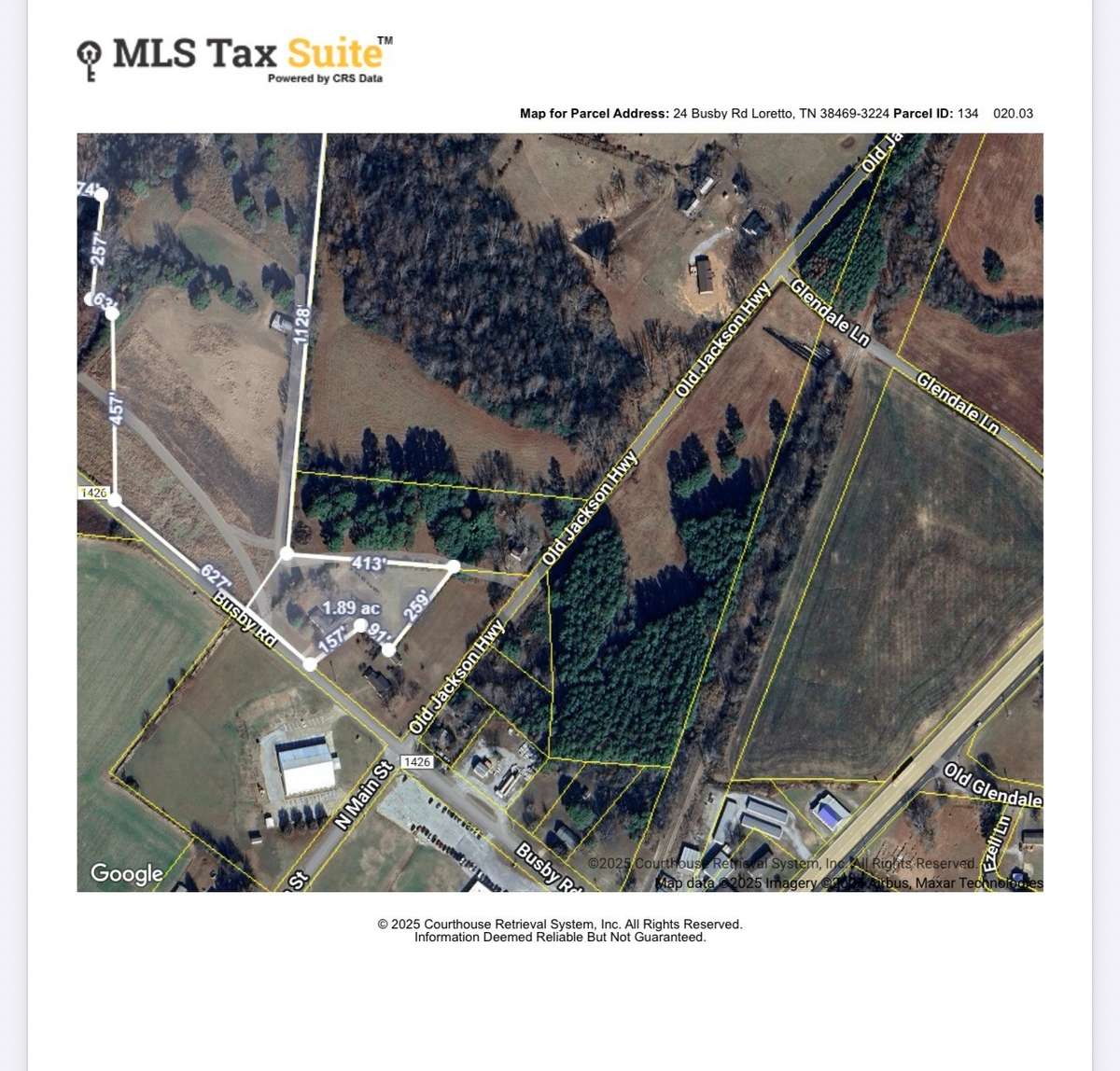 Potential division of property line is estimated.