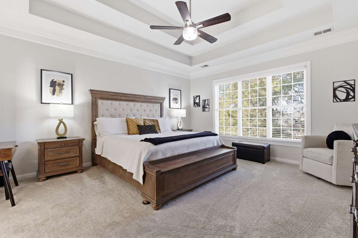 Large primary suite on main floor.