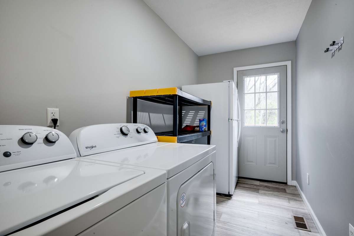 LARGE Utility Room-Washer + Dryer Remain
