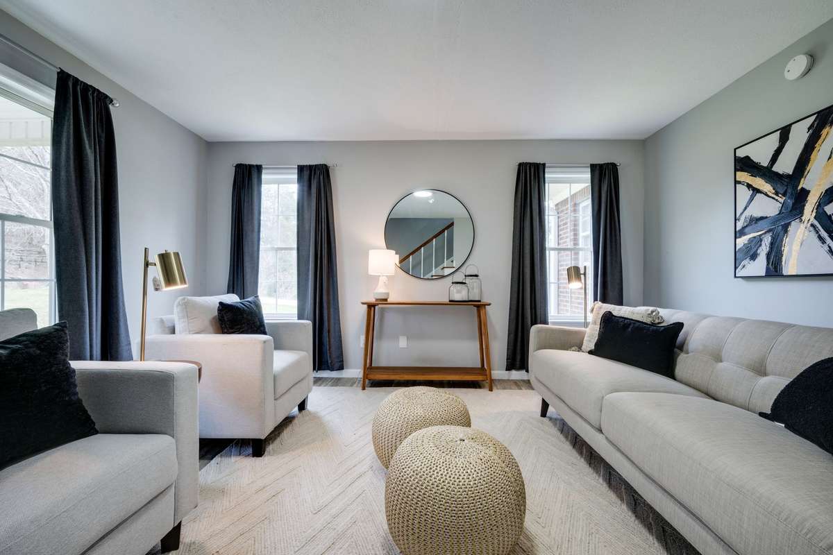 IMPRESSIVE Great Room w/ Upgraded Wide Plank Flooring