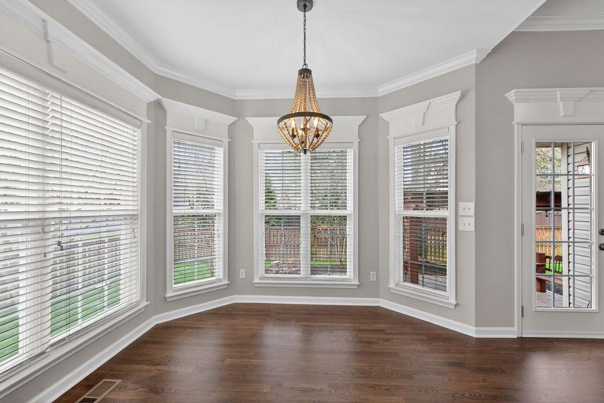 Plenty of windows for natural light.