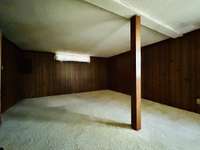 Bedroom in basement.