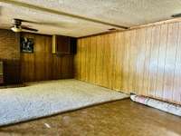 Den area in basement.