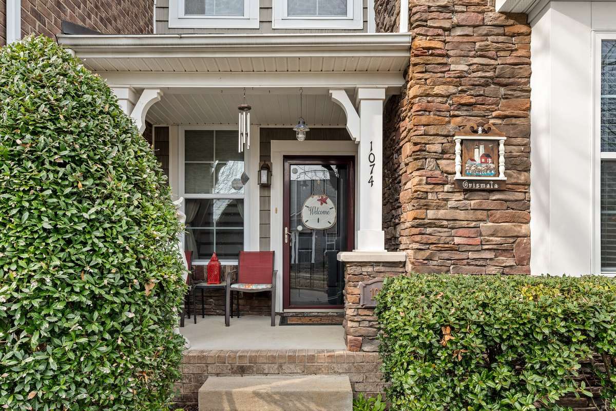Covered front porch