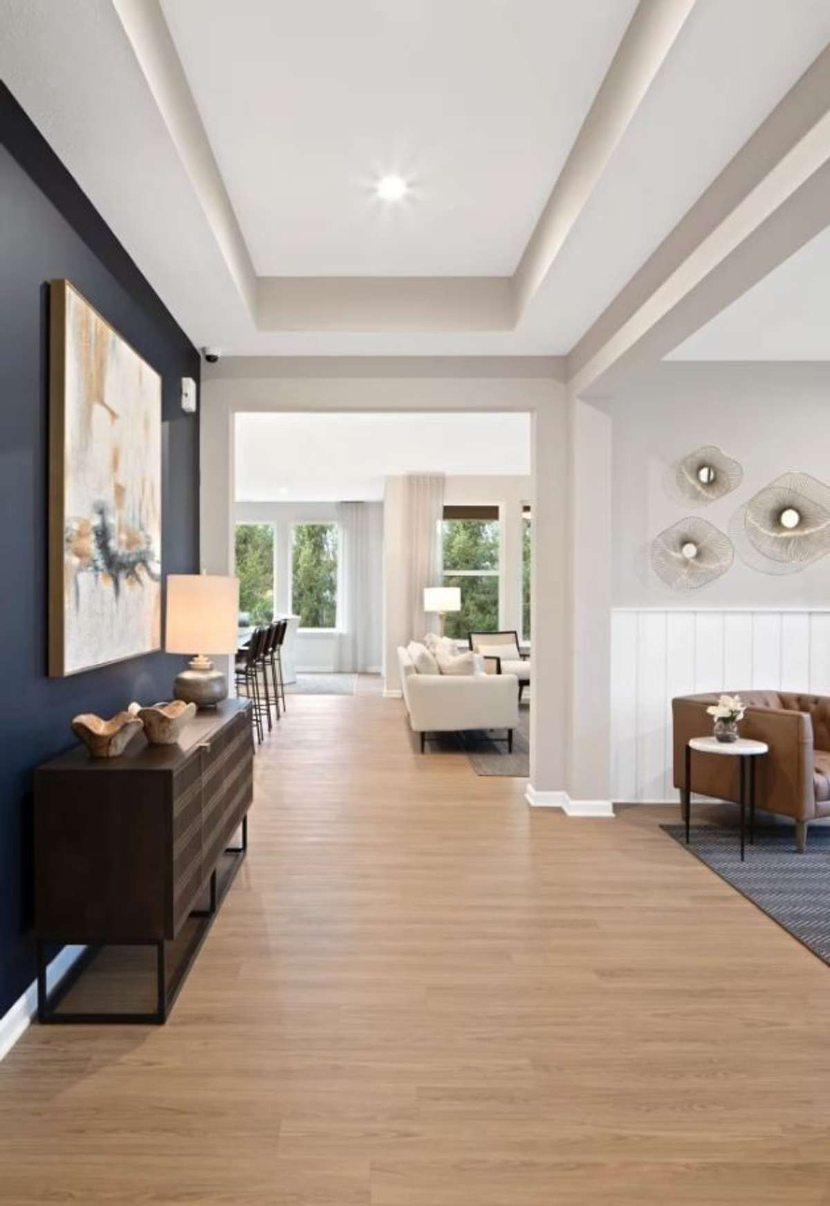 Not actual home. Photo of plan in another state and showing optional features and upgrades