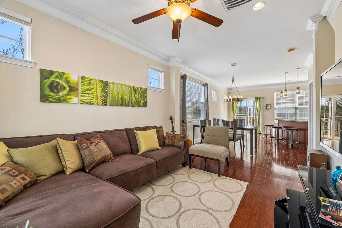 Abundant Natural Light throughout Open Floor Plan