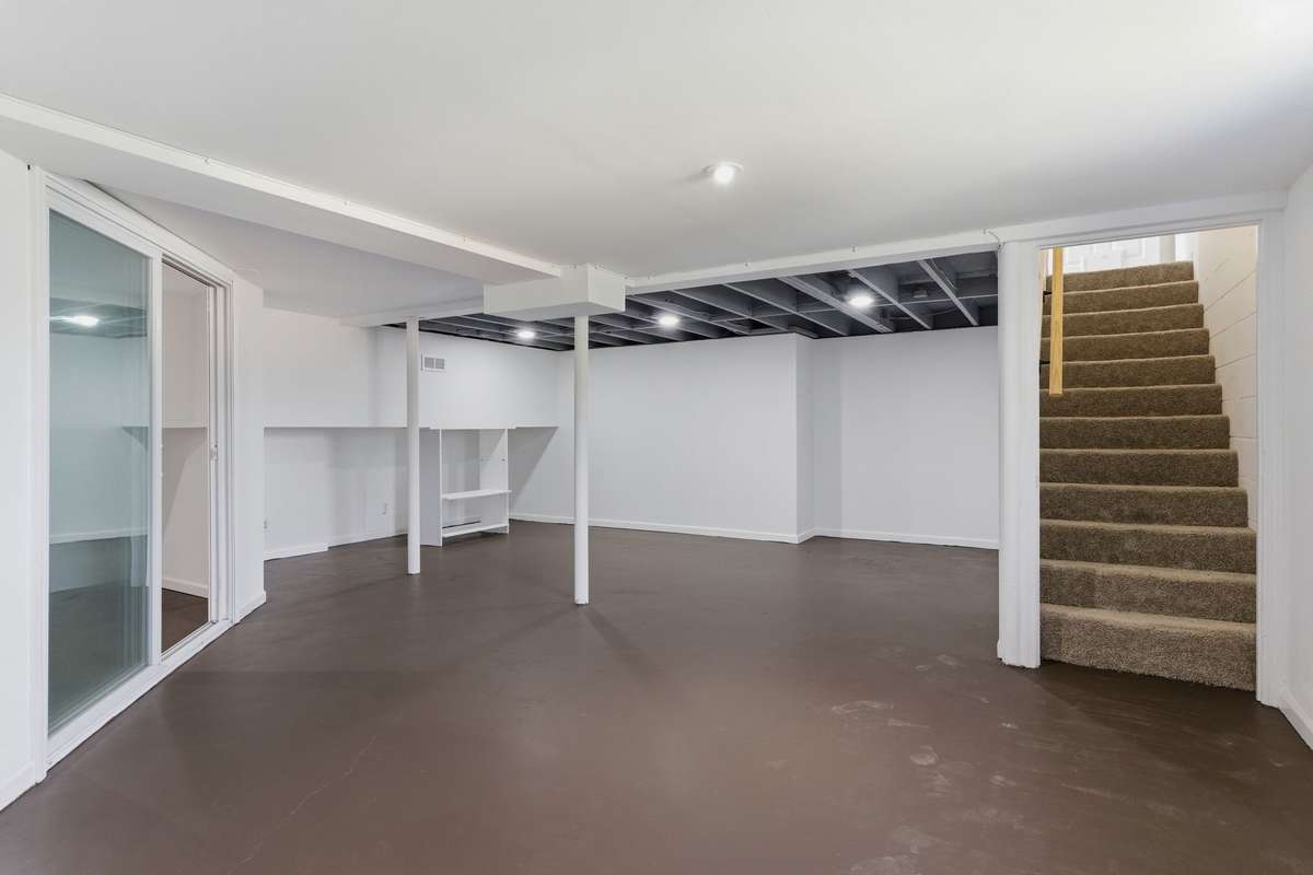 The perfect space for media setup and plenty of lounging room.