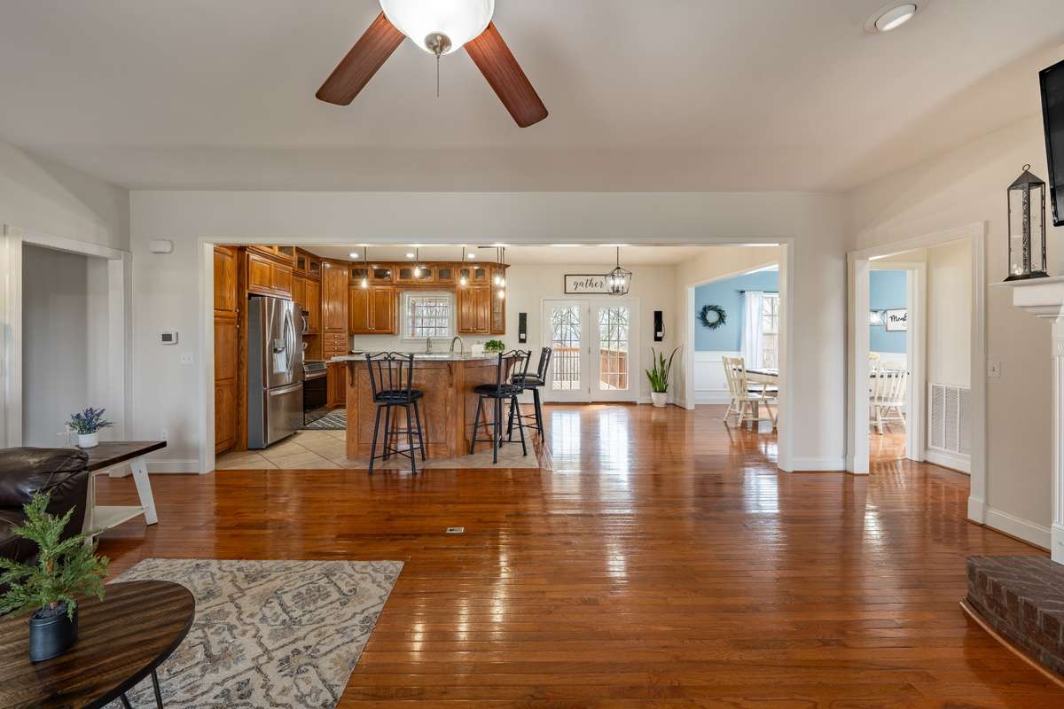 Front entrance to Family room