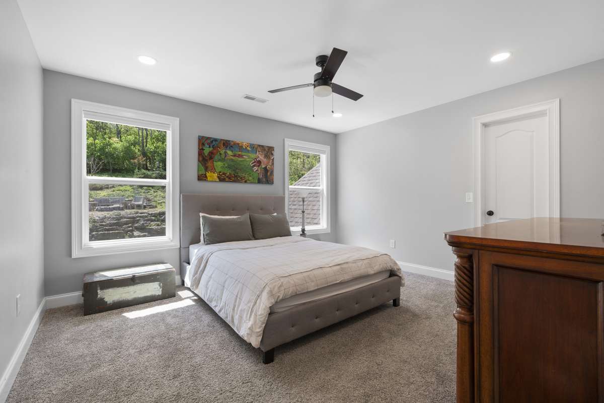 Another spacious bedroom.