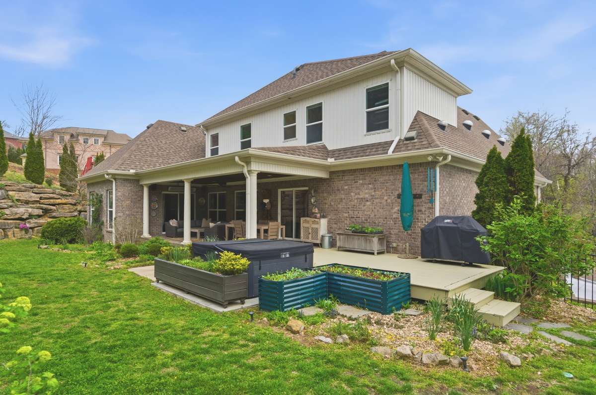 View of back of the home.